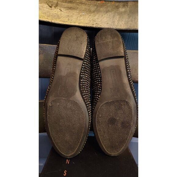 Steven by Steve Madden Silver Studded Women's Loafers Size 9 - Picture 9 of 11